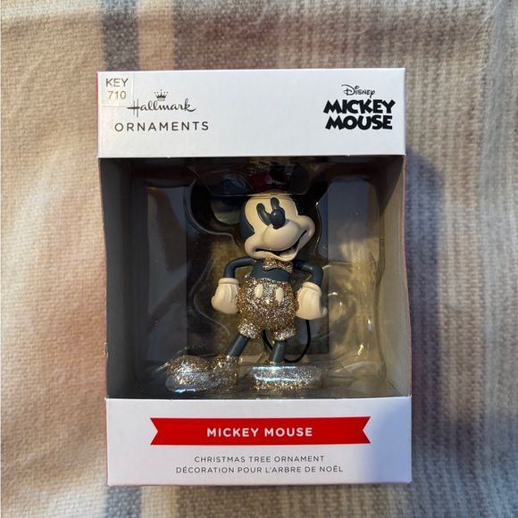 Hallmark Other - Hallmark Disney Mickey Mouse Ornament - Gold and Silver